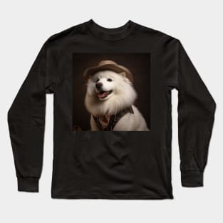 Cowboy Dog - Samoyed Long Sleeve T-Shirt